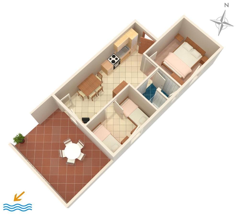 Apartments By The Sea Mandre, Pag - 4098 Kültér fotó
